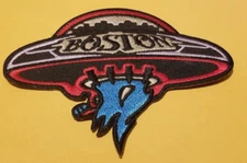 Boston Band Worldwide Ship Embroidered Patch approx 3x4"