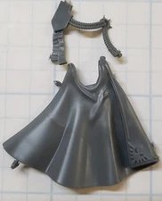 Warhammer 40k Space Marines Bits Company Captain Cloak w Braid & Shoulder Shield