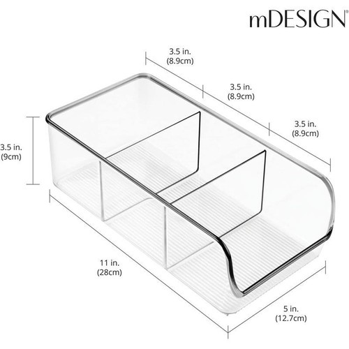 Mdesign Organisateur Cuisine Rangement Étagère à Épices 3 Éventails 2er Set - Photo 4/10