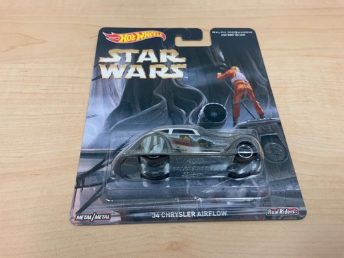 2016 Hot Wheels Pop Culture “Star Wars” ‘34 Chrysler Airflow w/ Real Riders Read - Picture 4 of 7