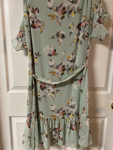 Ladies Beautiful Floral Lauren Ralph Lauren Dress With Belt Size 10 - Picture 6 of 6