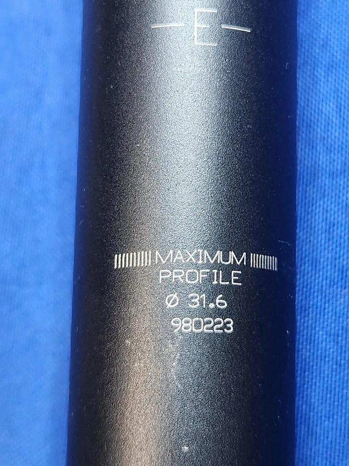 Vintage 1998 Black PROFILE 31.6 Fastback Seatpost Profile Design NOS - Image 3 of 4