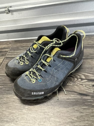 Salewa MTN Trainer GTX Pelle 3F Gore-Tex Vibram Größe 10 Damen - Bild 1 von 10