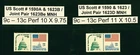 US Scott # 1623Be Joint Pair 1590A & 1623B & 1590 & 1623 / 1623D Joint Pair MNH