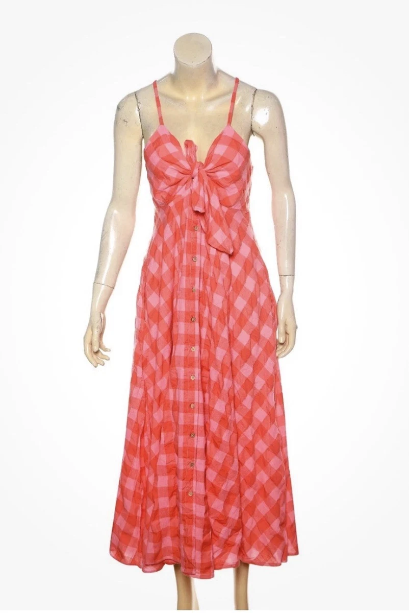 wedges and maxi dress Women's Blue & Pink Tropical Summer Maxi Dress main image 1