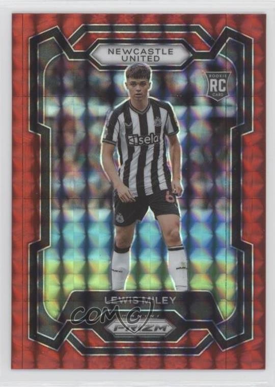 2023-24 Panini Prizm Premier League Red Mosaic Lewis Miley #72 Rookie RC 0z2o