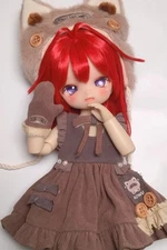 1/6 bjd DLL doll head tawny skin