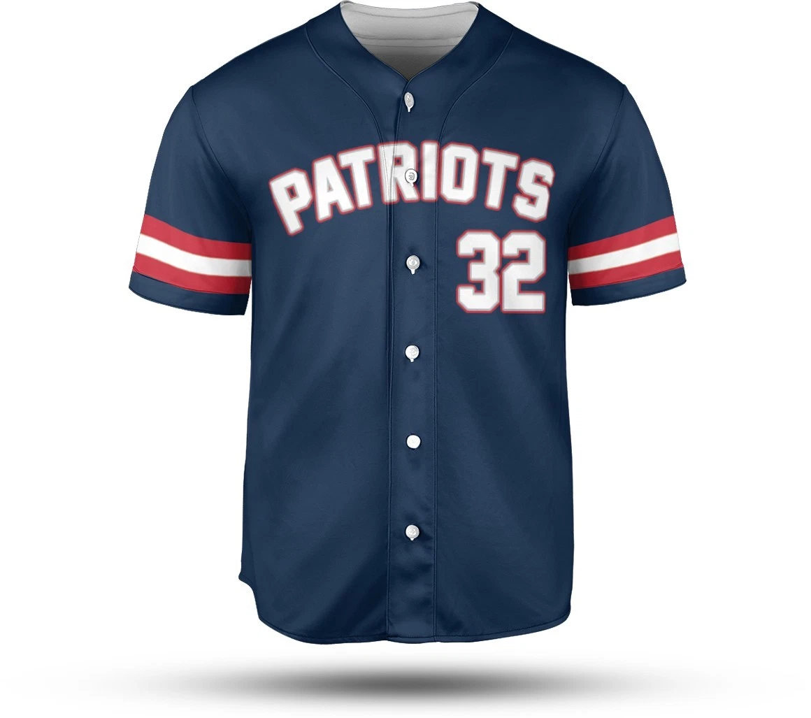 TreVeyon Henderson #32 Name and Number New England Patriots Team