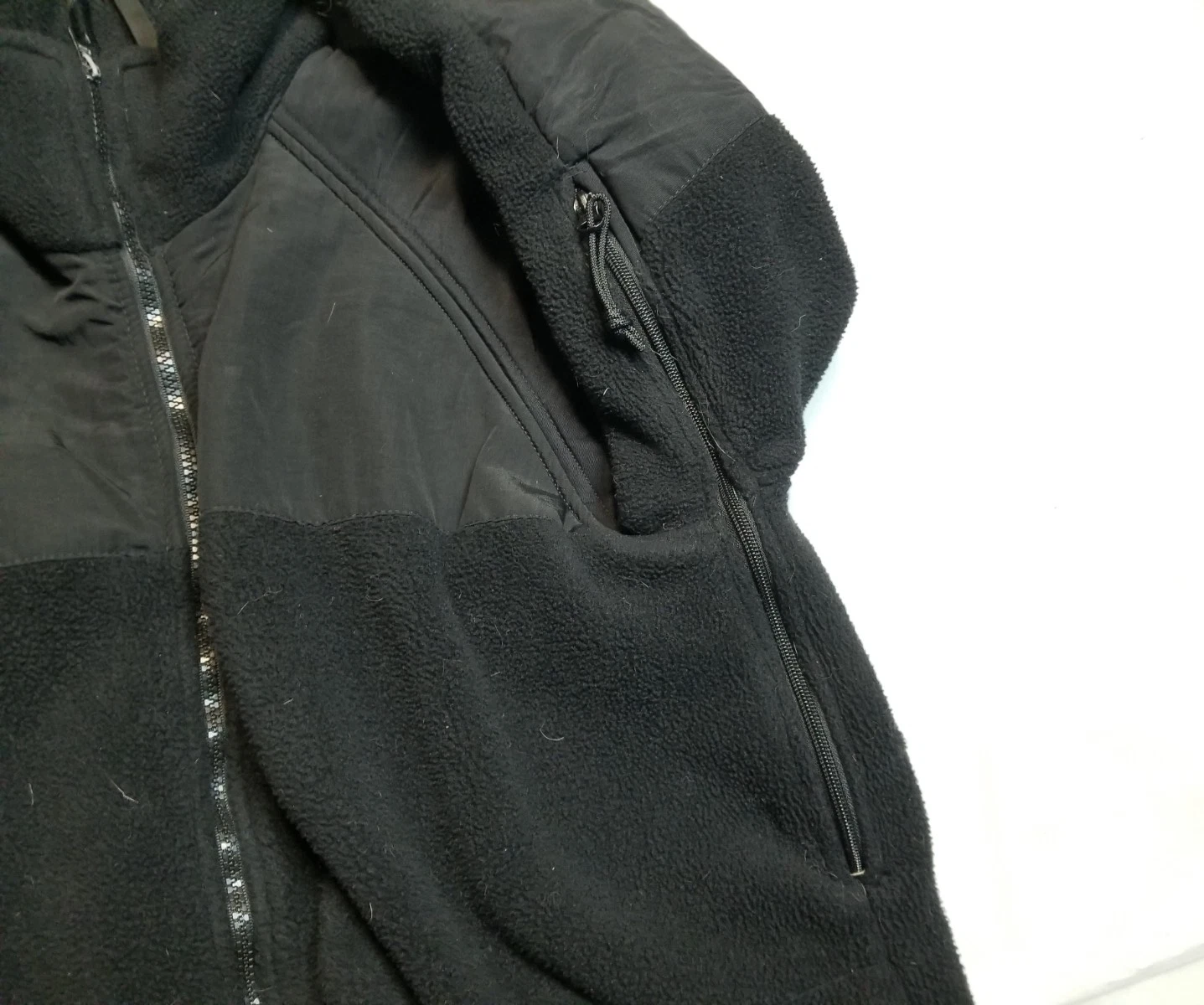 US Military Cold Weather Jacket Black Fleece Polartec 300 ECWCS L3 USED MANY SZ image 5