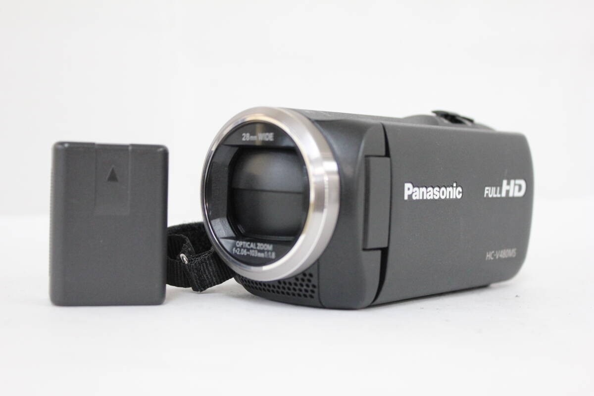 ビデオカメラ Panasonic HC-V480MS USED Panasonic HC-V480MS Camcorder Black 4K HD Video Recorder