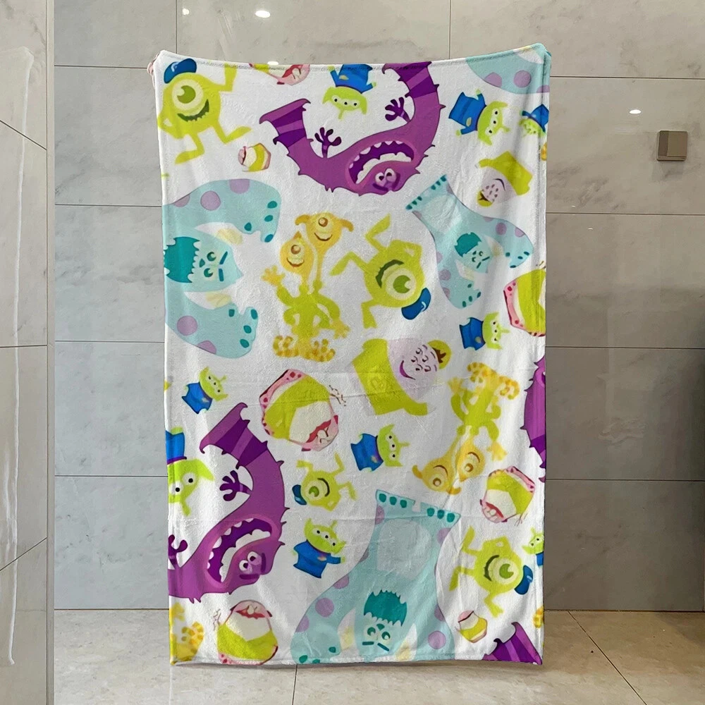 Monsters University All Character Fleece Blankets, Disney Fleece Blanket