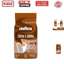 Crema E Aroma Whole Bean Coffee Blend, 2.2-Pound Bag , Balanced medium roast ...