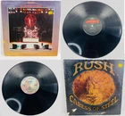 Lot 4 Rush Vinyl LP Albums World's A Stage Caress of Steel Fly By Night Self-T