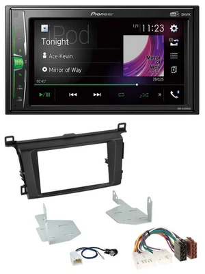 Pioneer 2DIN MP3 DAB USB Bluetooth Autoradio für Toyota RAV 4 (ab 2013) - Bild 1 von 4