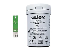50pcs Uric Acid Test Strips for SEJOY CDS-101 Meter