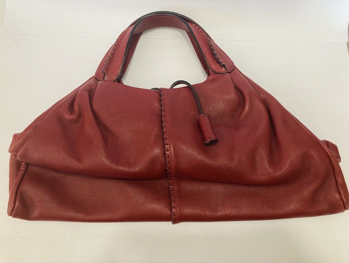 ANDREA MABIANI RED Leather Made in Italy | eBay