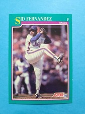 SID FERNANDEZ 1991 SCORE BASEBALL CARD # 180 F4130
