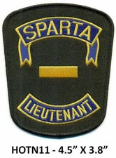 IN THE HEAT OF THE NIGHT - SPARTA POLICE LIEUTENANT PATCH - HOTN11