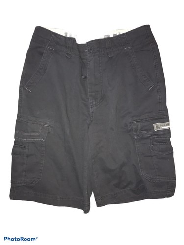 Black Relaxed Cargo Shorts C2 | eBay
