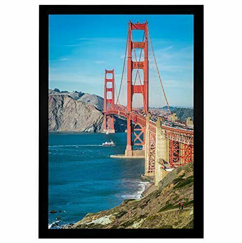 13x19 Poster Picture Photo Frame with Plexiglass Glass Black Gallery Wall
