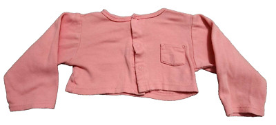 HB Infant Girls 18 Months Long-Sleeve Snap-Up 1/2 Shirt Pink