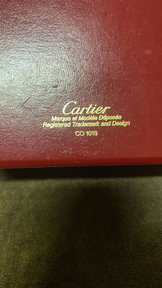 CAIXA DE RELÓGIO CARTIER CO1018 100% autêntica para must de Cartier - Imagem 4 de 4