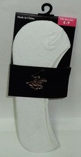 1 Pair Of Beverly Hills POLO CLUB Socks NO-SHOWS Fit Shoe Size 4-9 WHITE