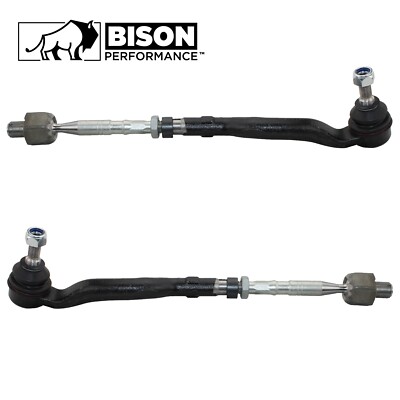 Bison Performance 2pc Set Steering Tie Rod Assemblies For BMW E46 325xi 330xi