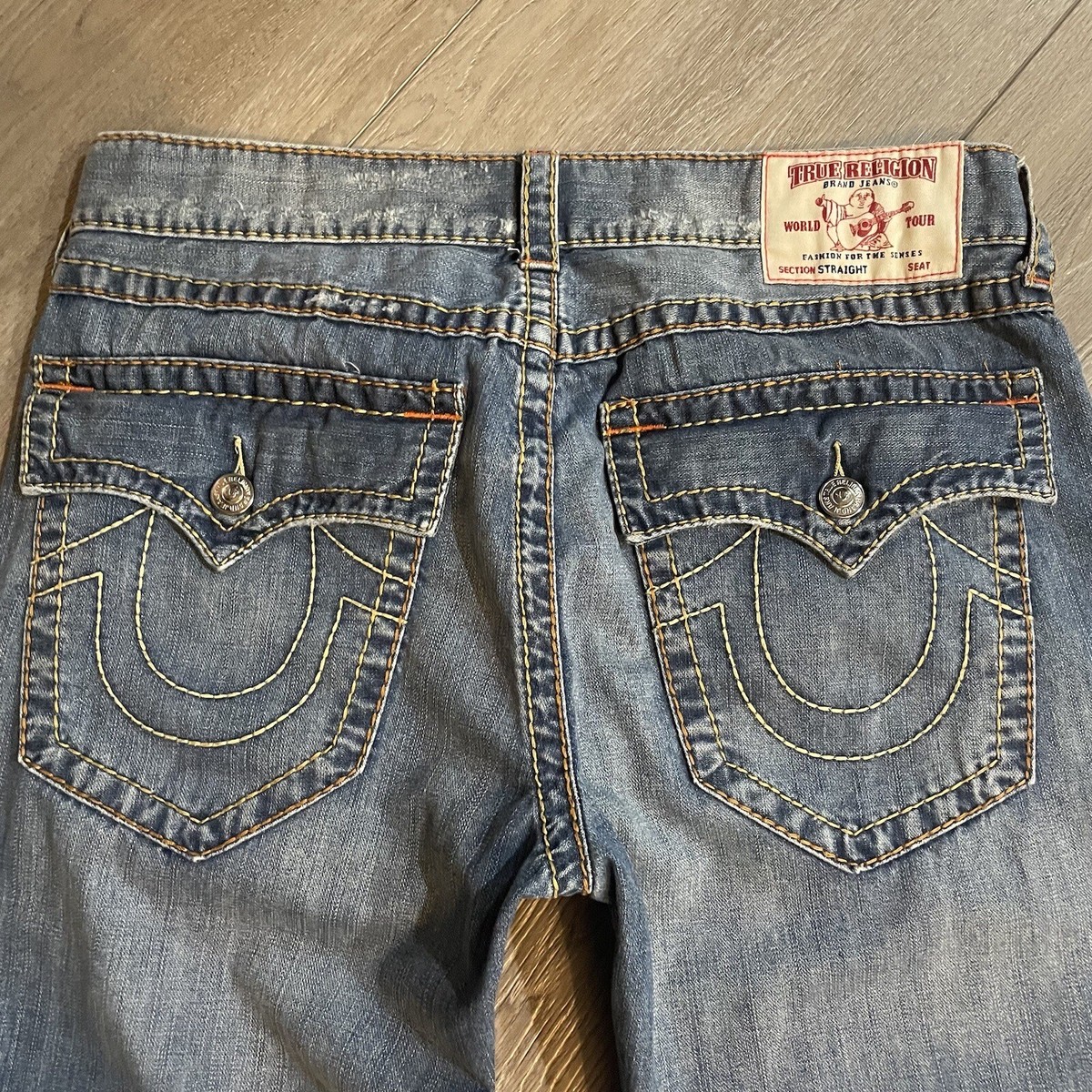 True Religion Jeans Sz 36 Men's Straight Vintage | eBay