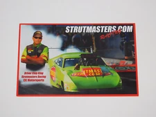 Chip King Strutmasters Drag Racing CK Motorsports Funny Car 8"x6" Promo Card