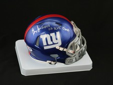 Greg Jones SIGNED New York Giants Mini Helmet + SB XLVI Champs PSA/DNA AUTOGRAPH