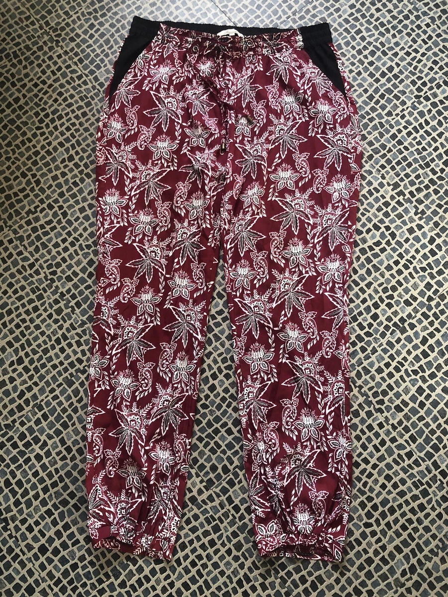 Peacocks floral trousers clearance