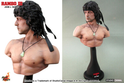 New Hot Toys 1/4 Bust Rambo III 3 John J. Rambo HTB01 Japan | eBay