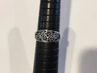 Vintage Sterling Silver Filigree Ring Size 6.5 Q31