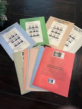 Lot 26 Diff First Day Issue Commemorative Stamp Sheets 1986 w/President' s Set