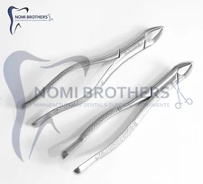 Dental Extracting Forceps 150s & 151s Surgical Extraction Tools Set German Grade