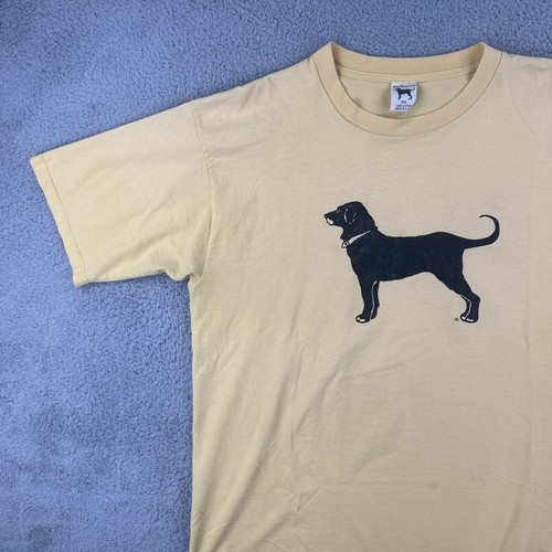 Vintage The Black Dog Martha’s Vineyard Mens XXL Yellow T Shirt 2002 Y2K Tee - Picture 7 of 23
