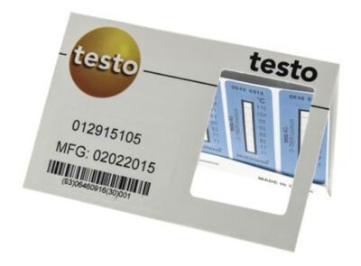 1 x Testo temperaturempfindliches Etikett, 71°C bis 110°C, 2 Stufen