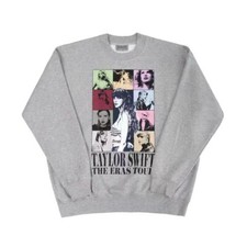 Brand New Taylor Swift The Eras Tour Heather Gray Crewneck