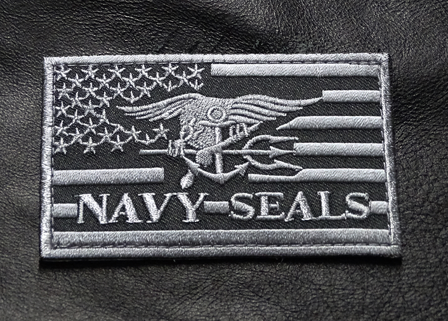 NAVY NAVAL SPECIAL WARFARE UNIT SEAL TEAM 5" EMBROIDERED TRIDENT PATCH - Foto 12