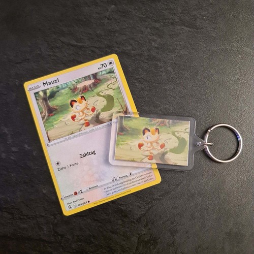 Pokemon Schlüsselanhänger aus Pokemonkarte (selfmade) - Auswahl (z.B. Pikachu &  - Bild 7 von 144