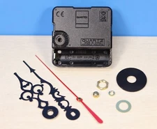 Quartex Quartz Battery Continuous Sweep Clock Movement Non-ticking 3/4" Shaft