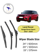 WIPER BLADES FOR LAND ROVER RANGE ROVER SPORT 2017-2024 (L494 FACELIFT)