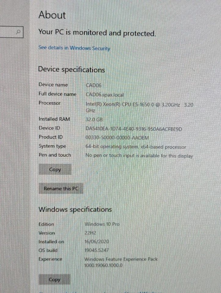 Dell T3600 Xeon E5-1650 @ 3.20GHz 32GB RAM 256 GB SSD Quadro K4000 - Image 3 of 4