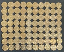 2007-2020 P&D Presidential Dollar Complete Set - 80 UNC Coins from Mint Rolls