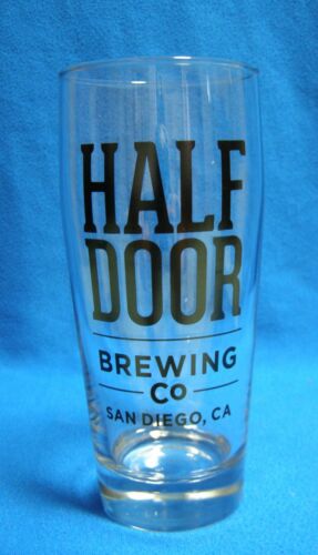 Half Door Brewing Willi Becher Style Beer Glass San Diego CA USA