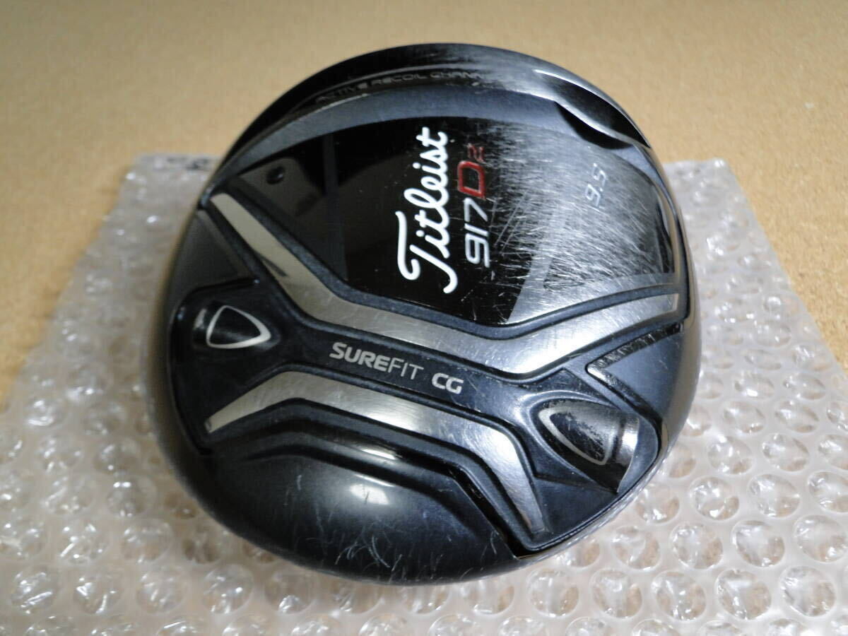 Titleist 917 D2 9.5 Degrees Driver Head Only Right handed
