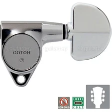 NEW Gotoh SG301-20 Tuners Tuning Keys Dome Vintage Grover Style 3x3 - CHROME