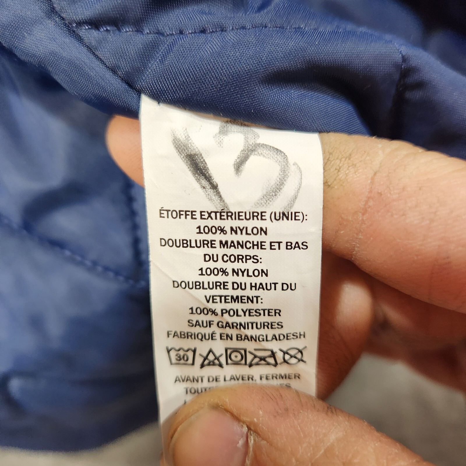 LL Bean Women's Winter Warmer Coat 271139 Nautical Navy Blue Jacket Sz