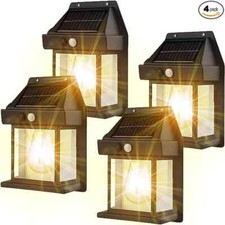 Image of Outdoor Solar Tungsten Wall Lamps IP65 Waterproof Motion Sensor Security Light